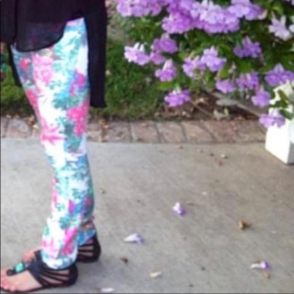 Amy & Ivy tropical pants - Picture 6 of 6